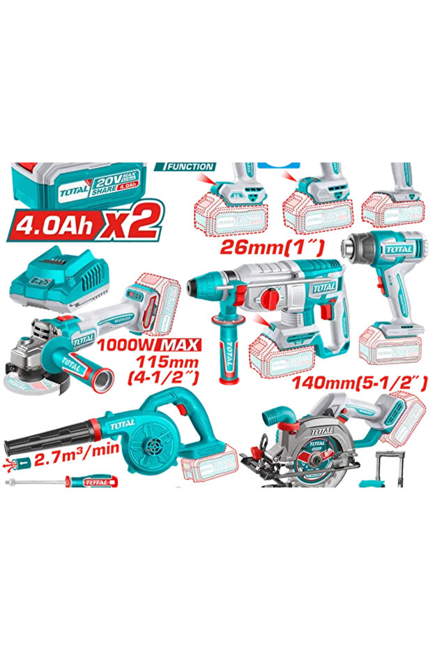Kit combinat de 20 V - 2