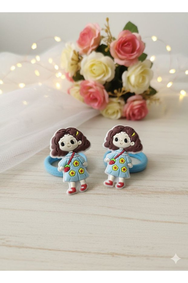 Set of 2 Sevimi Girl Character Model Girl's Rubber Buckle Set