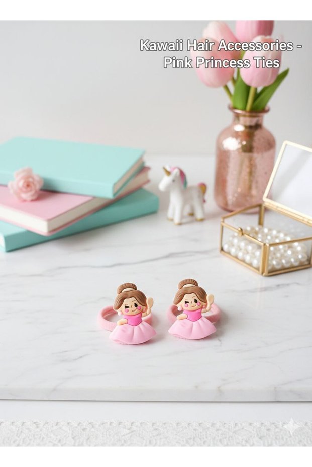Set of 2 Sevimi Girl Character Model Girl's Rubber Buckle Set