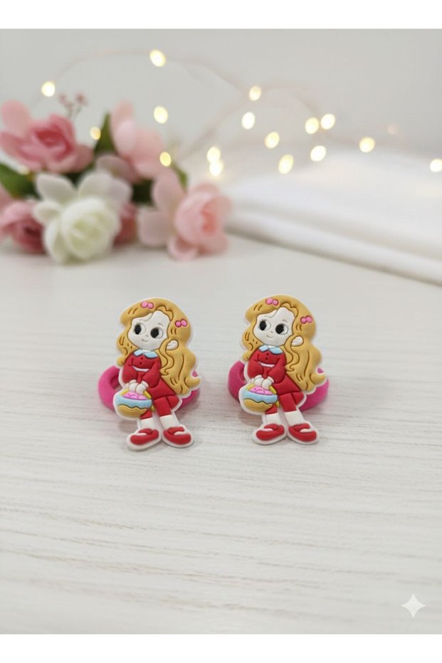 Set of 2 Sevimi Girl Character Model Girl's Rubber Buckle Set