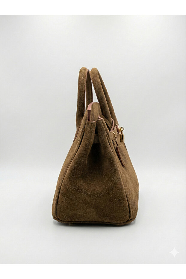 Camel Süet Çanta - 2