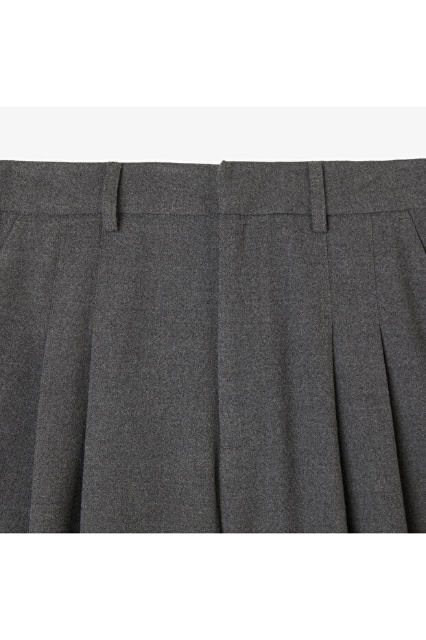 Kadın Gri Bermuda Şort - 4