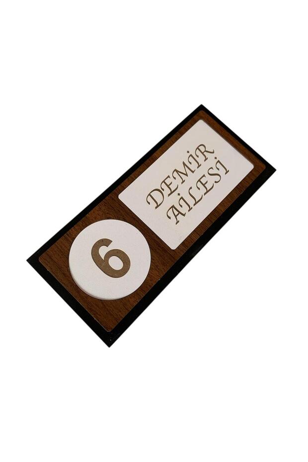 Ahşap Kapı Numaralığı - 4