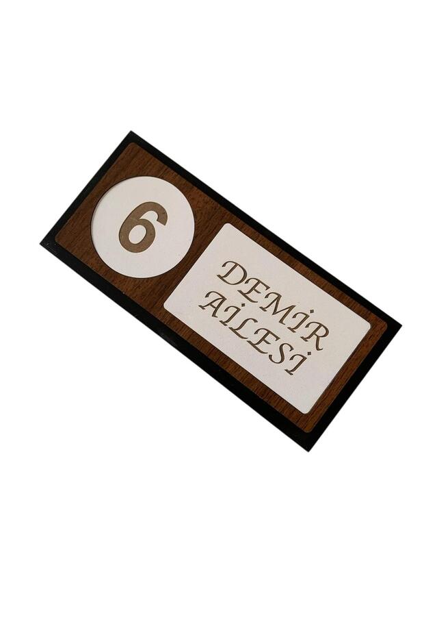 Ahşap Kapı Numaralığı - 5