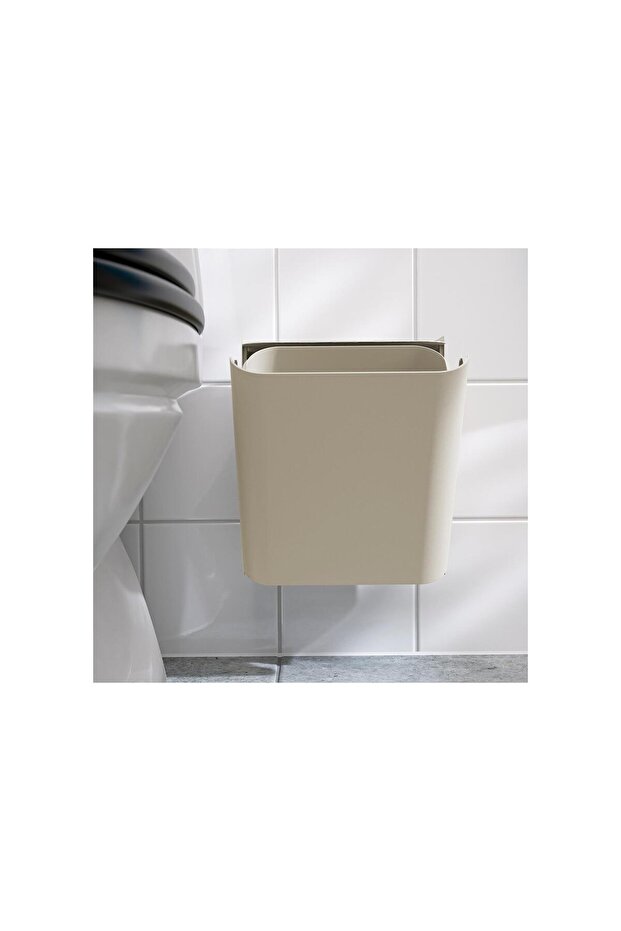 çöp kutusu, bej, 3 lt - 4