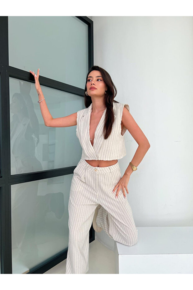 طقم بنطلون سترة - 1