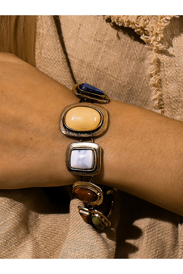 Gemstone Charm Bracelet