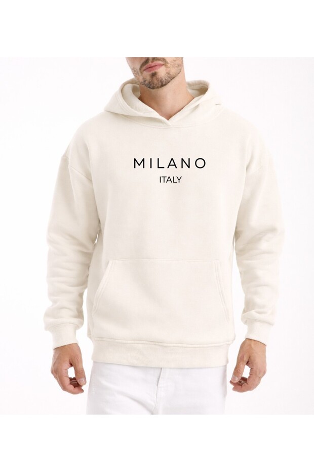 Sweatshirt Hoodie Relax Kalıp Milano