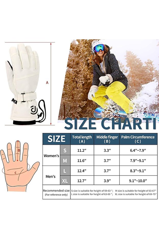 قفازات التزلج على الجليد - 5