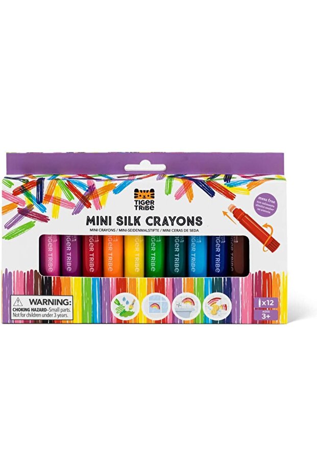 Mini Silk Crayons | Washable, non-toxic and odour free