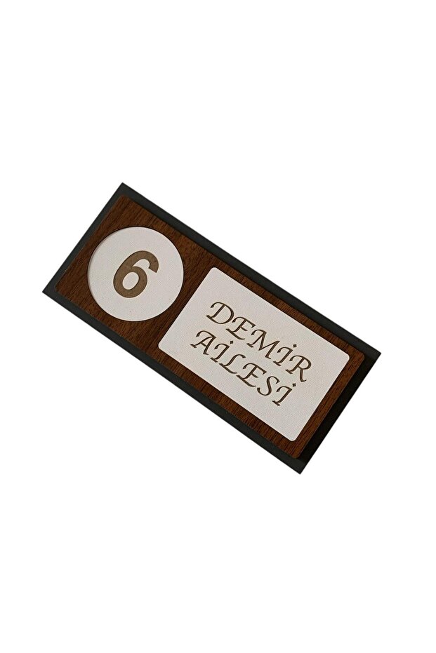 Ahşap Kapı Numaralığı - 4