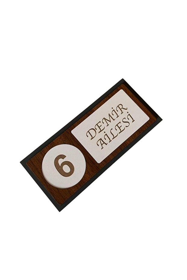 Ahşap Kapı Numaralığı - 3