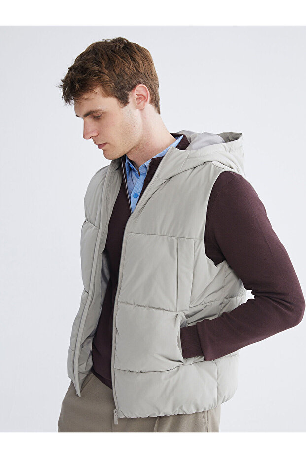 Vision New Season Standard Fit Hooded Men's Puffer Vest