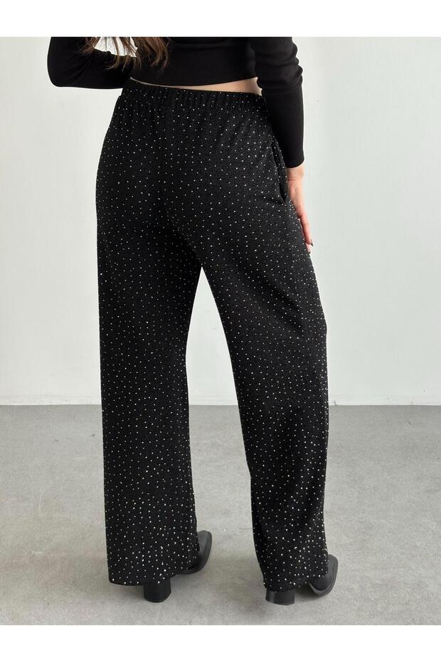 Taşlı Regular Pantolon - 6