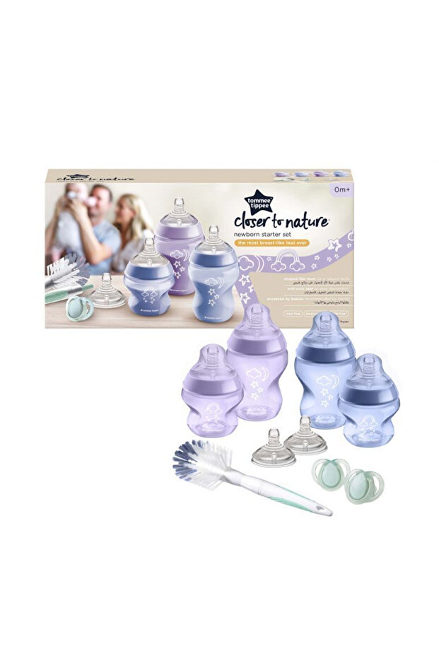 Closer to Nature bottle set, 0m+, anti-colic, BPA-free - 1