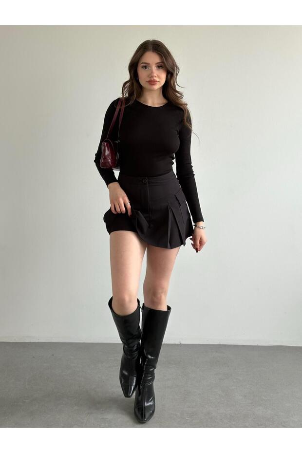 Cepli Şort Etek - 2