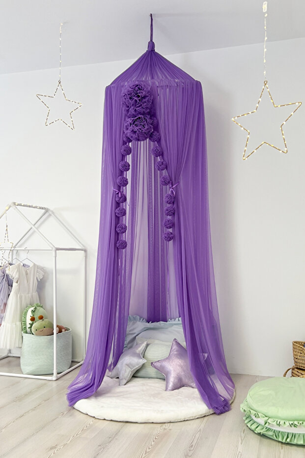Tül Cibinlik Basic Purple - 6