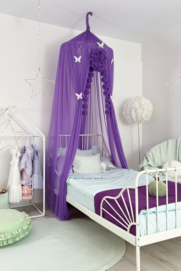 Tül Cibinlik Basic Purple - 4