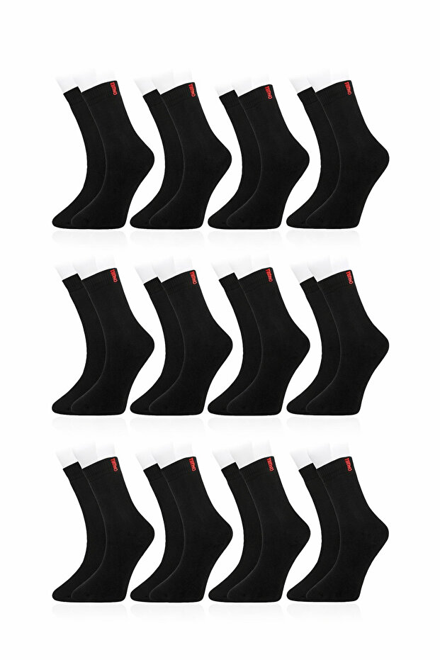 Pack of 12 Women's Mixed Color Cotton Terry Thermal Seamless Thick Winter Socks