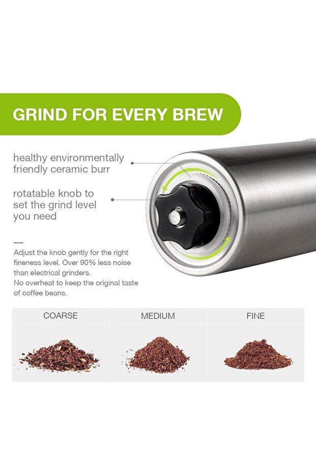 مطحنة قهوة يدوية محمولة - 3