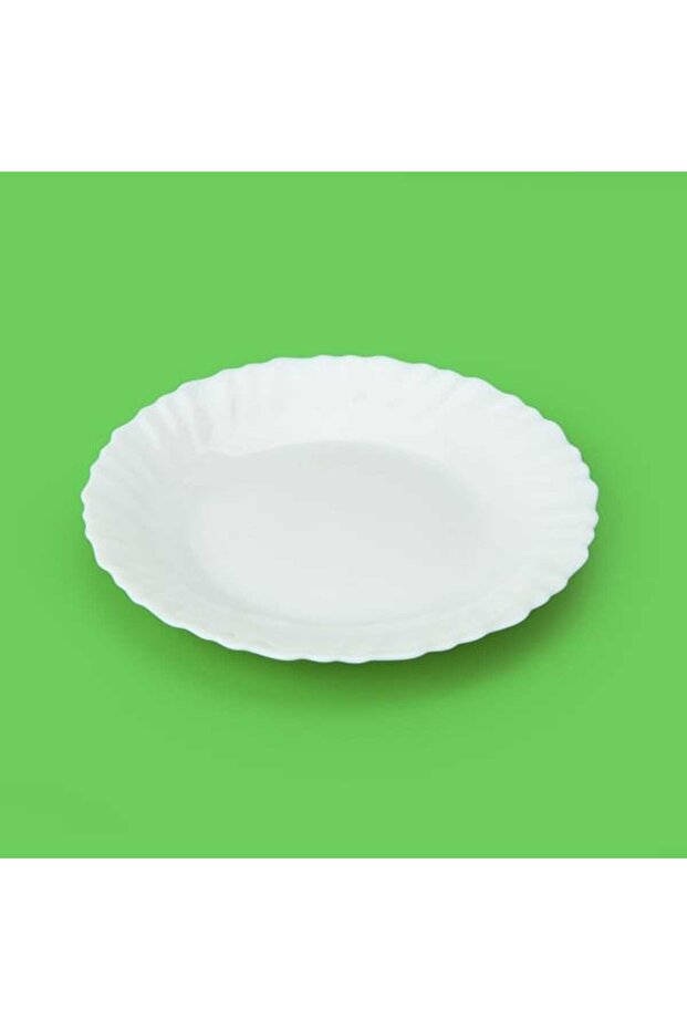 Feston Tatlı Tabağı - Beyaz - 19 cm - 2