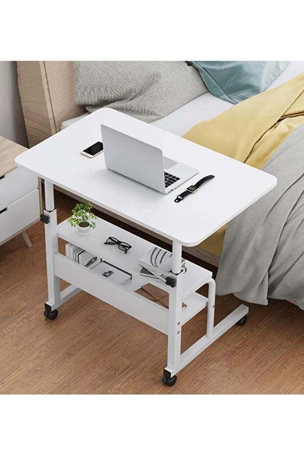 Adjustable Height Laptop Desk Rolling Adjustable Laptop Cart