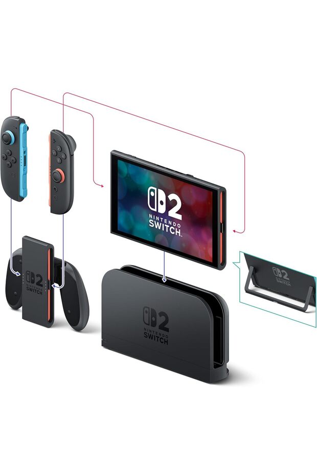 وحدة تحكم Switch 2 - الإصدار الدولي [موديل 2025 الجديد] - 8