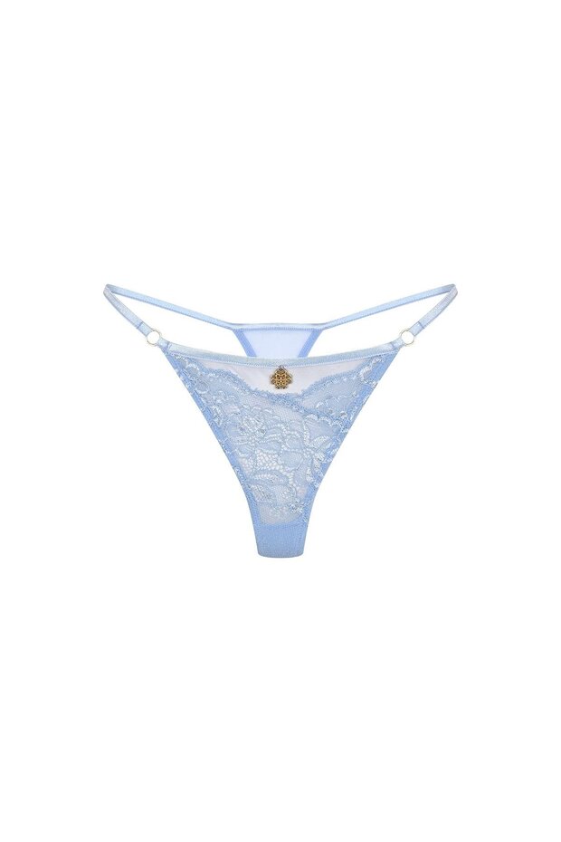 Pastivelle Açık Mavi Dantelli String - 1