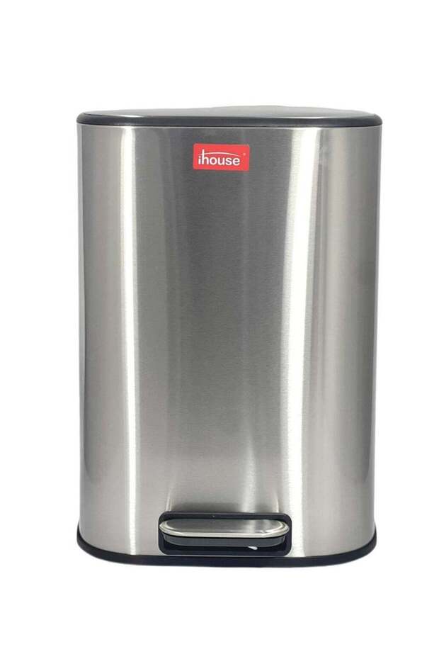 12L Stainless Steel Pedal Bin – Soft-Close Lid, Fingerprint-Resistant, Hands-Free Trash Can for Ho