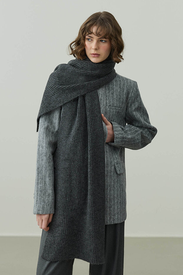 Tiftik Basic Atkı Antrasit - 6