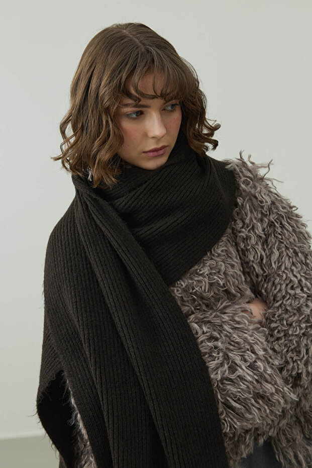 Tiftik Basic Atkı Acı Kahve - 5