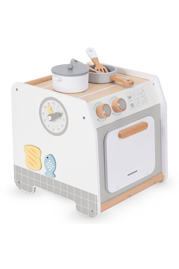 Wooden kitchen - educational cube - 5