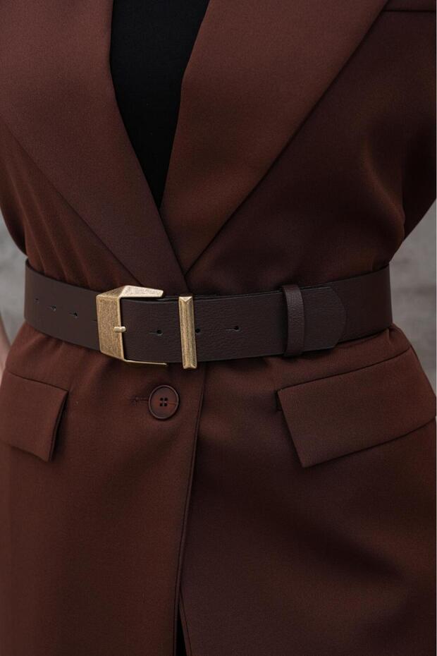 Antique Buckle Women's Belt Dress Belt Coat Belt Shirt Belt Trouser Belt