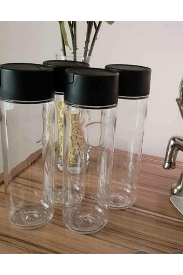 4 Adet 1 LT Duru Yağdanlık. - 1