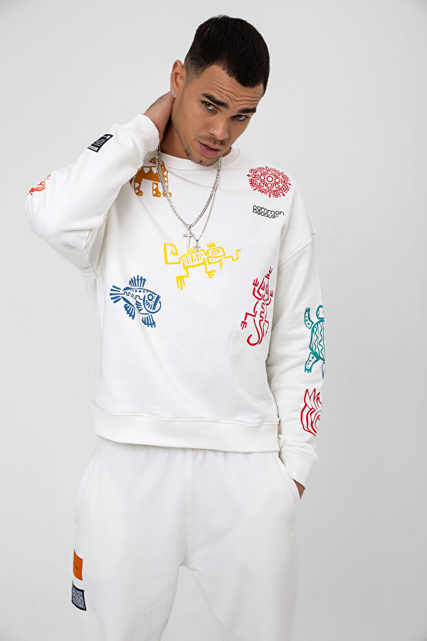 Symbols Off-White Sweatshirt - 8