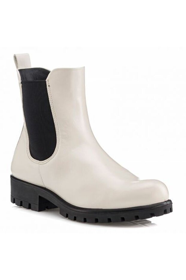 Modtray Limestone Leather Boots - 2