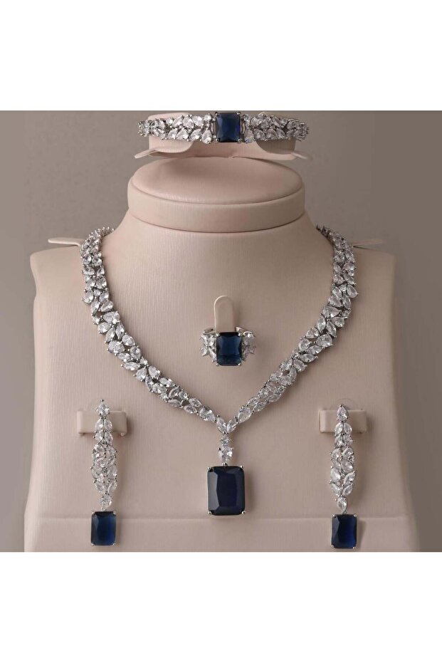 طقم مجوهرات زيركون انيق #N02