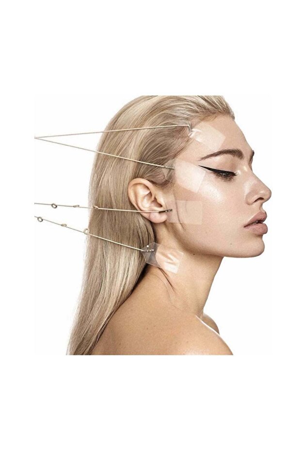 Face Lift Tape with Fixed Rope Instant Vshape Face Lifting Thin Sticker Makeup Face Lifting