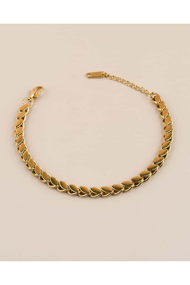 Arden Halep Barley Chain Steel Bracelet