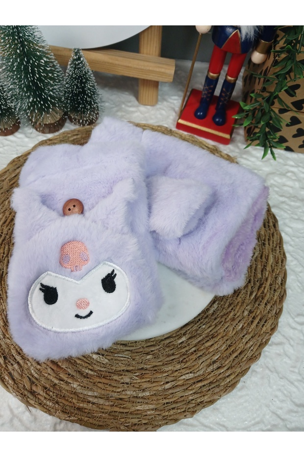 Peluş Kapaklı Eldiven - 3