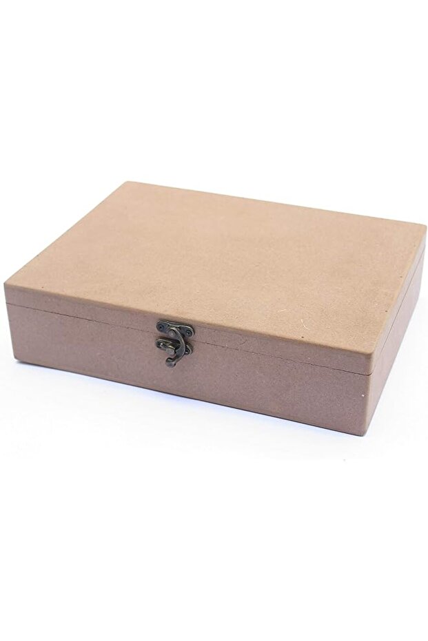 MDF Box Craft - Plain MDF Wood Blank Rectangular Box for Painting