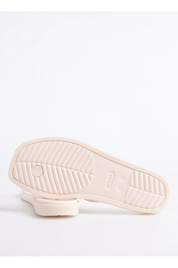 Ekru Kadın Sandalet - 4