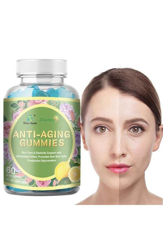 Collagen Glow Anti-Aging Whitening and Brightening,Health Support Dietary Supplement 60 Gummies