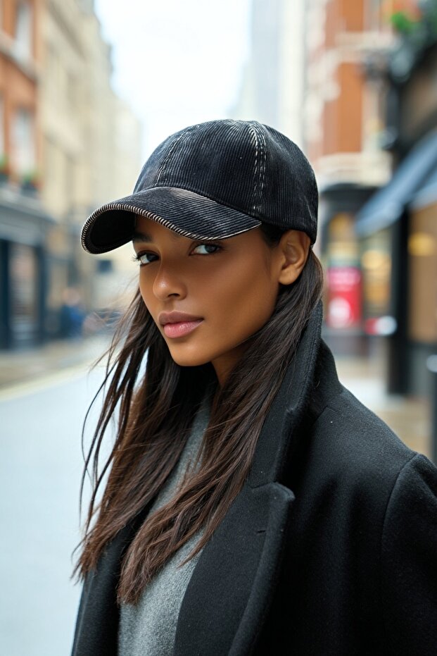 Women's Velvet Textured Premium Hat