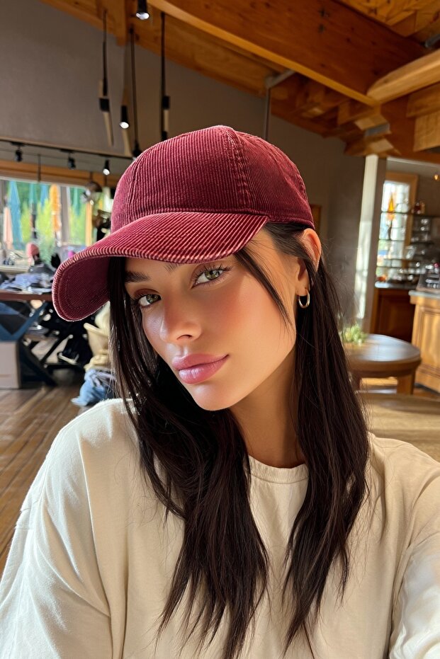 Women's Velvet Textured Premium Hat