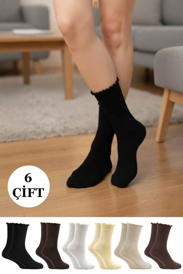Women's Cotton Socks Multi-Colored 6-Pack