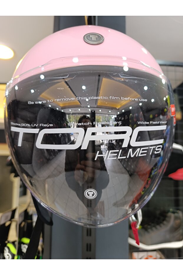 HELMET PİNK GLOSS KASK - 2