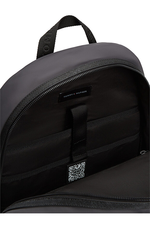 حقيبة ظهر على شكل قبة بشعار من القماش - 3