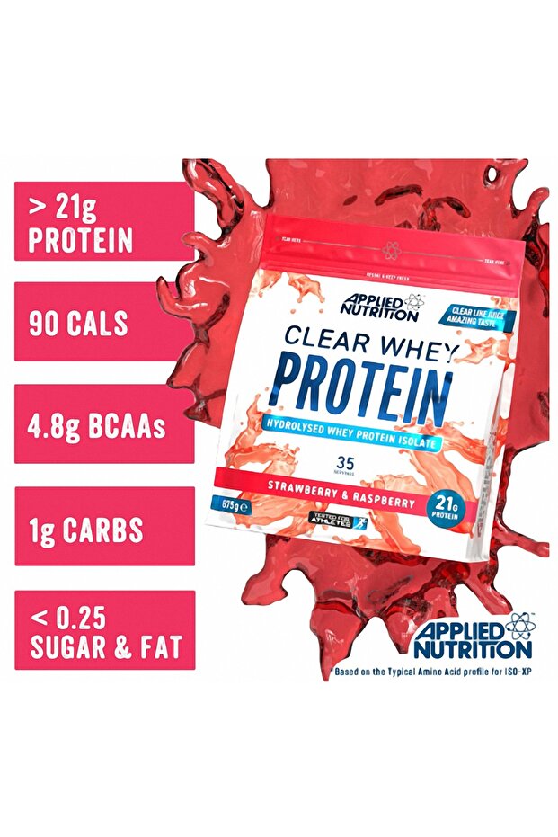 Clear Whey Isolate Strawberry & Raspberry Aromalı - 2