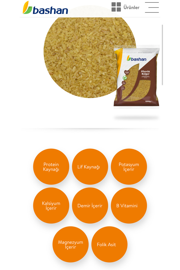 PİLAVLIK BULGUR 1000 gr - 1